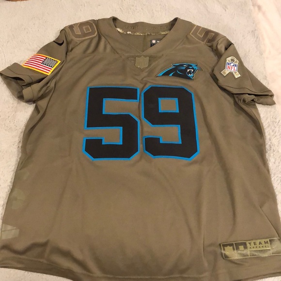 luke kuechly salute to service jersey